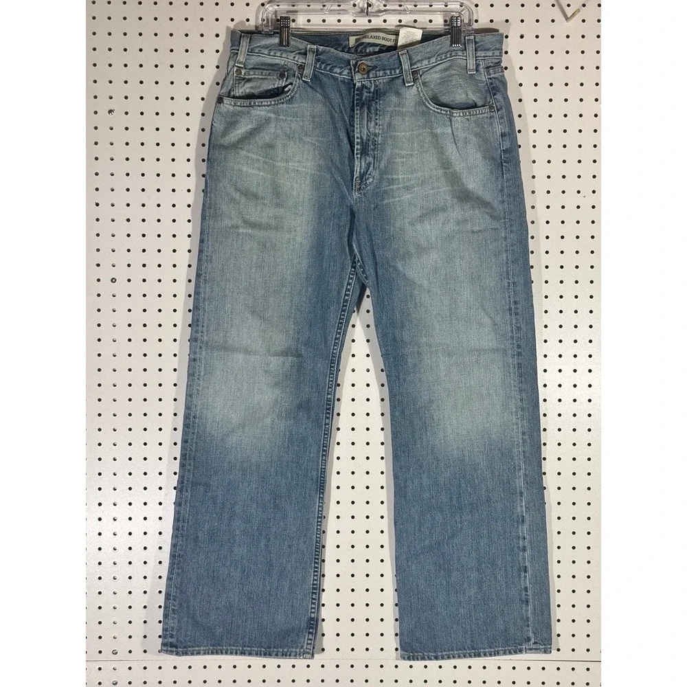 Gap Relaxed Boot Fit Jeans Mens 36x32 Vintage Y2K Medium Wash Denim 228645-00-1